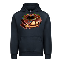 Navy chocolate donut with candies Urban Hoodie - AdoDesignShop