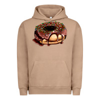 Pigment Burro chocolate donut with candies Urban Hoodie - AdoDesignShop