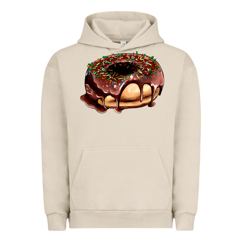 Chocolate Donut With Candies Urban Hoodie by AdoDesignShop | Teevron