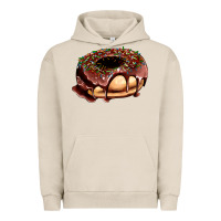 Pigment French Oak chocolate donut with candies Urban Hoodie - AdoDesignShop
