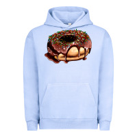 Pigment Grape Ice chocolate donut with candies Urban Hoodie - AdoDesignShop