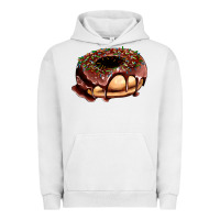 Pigment Lunar Rock chocolate donut with candies Urban Hoodie - AdoDesignShop