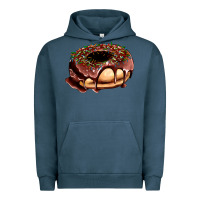 Pigment Midnight Navy chocolate donut with candies Urban Hoodie - AdoDesignShop