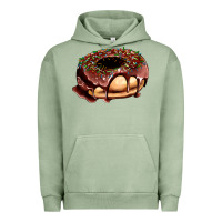 Pigment Oil Green chocolate donut with candies Urban Hoodie - AdoDesignShop