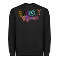 Black spooky mama Heavyweight Sweatshirt - SublimationCraftShop