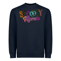 Navy spooky mama Heavyweight Sweatshirt - SublimationCraftShop