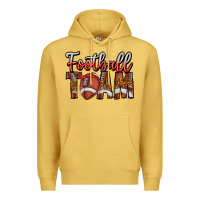 Antique Gold football team Premium Hoodie - CowhideDigitalArt