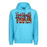 Ocean Blue football team Premium Hoodie - CowhideDigitalArt