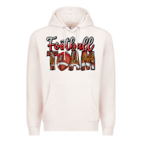 Pale Pink football team Premium Hoodie - CowhideDigitalArt