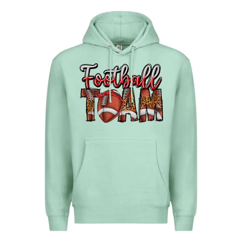 Football Team Premium Hoodie by CowhideDigitalArt | Teevron