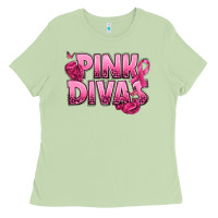 Matcha Pink Divas Breast Cancer Ladies Tee - NancyCooperArtShop