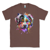 Chestnut Splash Art Australian Shepherd   Aussie Lover Gifts Classic Tee - longCreatives