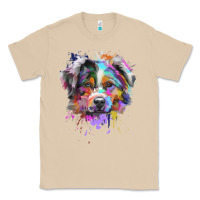 Mushroom Splash Art Australian Shepherd   Aussie Lover Gifts Classic Tee - longCreatives