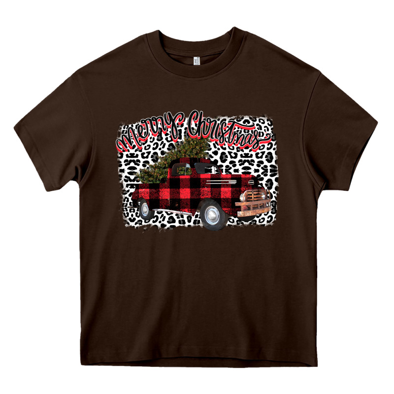 Merry Christmas Truck Heavy Core Tee by Bettercallsaul | Teevron