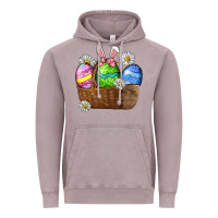 Vintage Zinc Easter eggs  Easter Day Vintage Hoodie - CowGirlArtShop