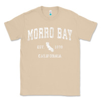 Mushroom Morro Bay California CA Vintage Athletic Sports Design Classic Tee - longCreatives