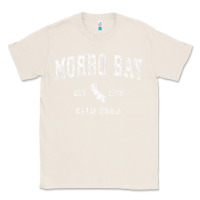 Natural Morro Bay California CA Vintage Athletic Sports Design Classic Tee - longCreatives
