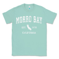 Seafoam Morro Bay California CA Vintage Athletic Sports Design Classic Tee - longCreatives