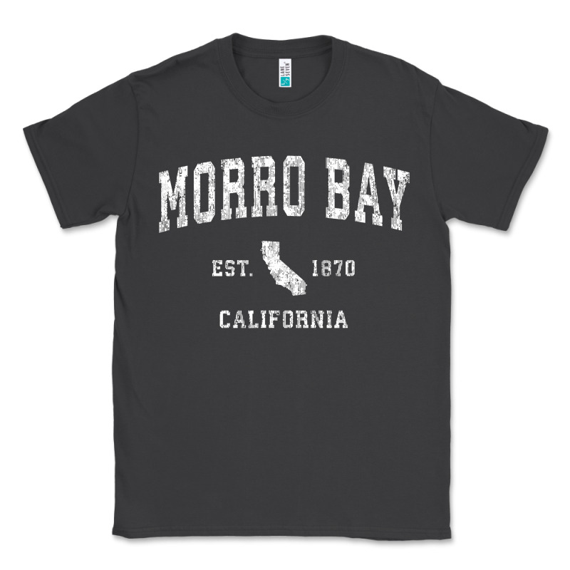 Morro Bay California Ca Vintage Athletic Sports Design Classic Tee by longCreatives | Teevron