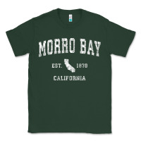 Sports Green Morro Bay California CA Vintage Athletic Sports Design Classic Tee - longCreatives