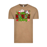 Vintage Coffee nurse claus christmas Vintage Tee - CowGirlArtShop
