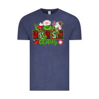 Nurse Claus Christmas Vintage Tee | Teevron