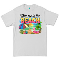 Dove Grey take me to the beach Premium Tee - NancyCooperArtShop