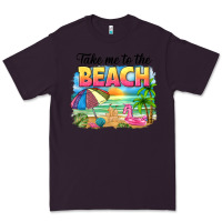 Plum take me to the beach Premium Tee - NancyCooperArtShop