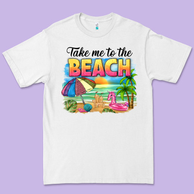 Take Me To The Beach Premium Tee Designed By Nancycooperartshop