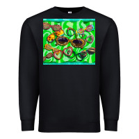 Black sunglasses Premium Sweatshirt - BarkalooDesign