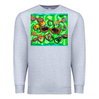 Heather Grey sunglasses Premium Sweatshirt - BarkalooDesign
