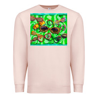 Pale Pink sunglasses Premium Sweatshirt - BarkalooDesign