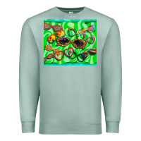 Seafoam sunglasses Premium Sweatshirt - BarkalooDesign