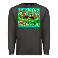 Smoke sunglasses Premium Sweatshirt - BarkalooDesign