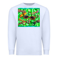 White sunglasses Premium Sweatshirt - BarkalooDesign