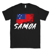 Black samoan gifts   somoan flag t shirt Classic Tee - longCreatives