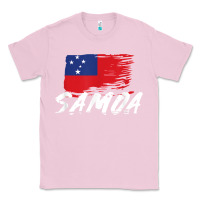 Bubblegum Pink samoan gifts   somoan flag t shirt Classic Tee - longCreatives