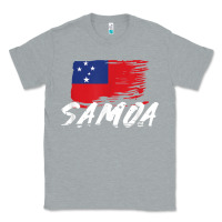 Heather Grey samoan gifts   somoan flag t shirt Classic Tee - longCreatives