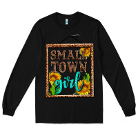 Black small town girl olivia Long Sleeve Tee - OliviaCreatesArt