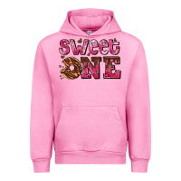 Fuchsia Pink sweet one donut Urban Hoodie - AdoDesignShop