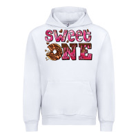 White sweet one donut Urban Hoodie - AdoDesignShop