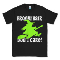 Black witches saying broom hair dont care halloween camper joke Classic Tee - longCreatives