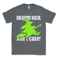 Charcoal Heather witches saying broom hair dont care halloween camper joke Classic Tee - longCreatives