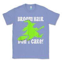 Colony Blue witches saying broom hair dont care halloween camper joke Classic Tee - longCreatives