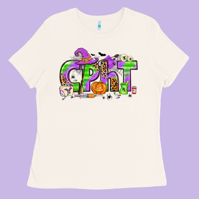 Halloween Cpht Pharmacy Technician Ladies Tee Designed By Texasbilliewilder