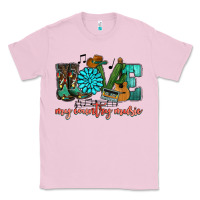 Bubblegum Pink Western love my country music Classic Tee - HowdyJamesFarm