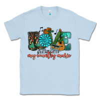 Dusty Blue Western love my country music Classic Tee - HowdyJamesFarm