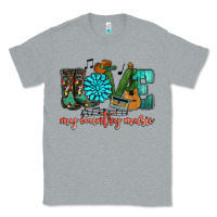 Heather Grey Western love my country music Classic Tee - HowdyJamesFarm