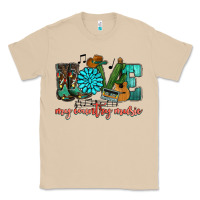 Mushroom Western love my country music Classic Tee - HowdyJamesFarm