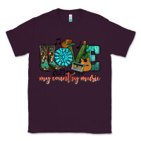 Plum Western love my country music Classic Tee - HowdyJamesFarm